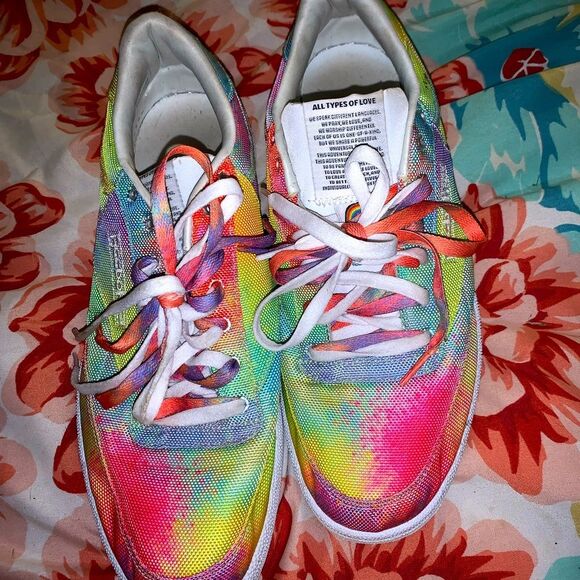 Pride Tie Dye Reebok Sneakers - Picture 1 of 3